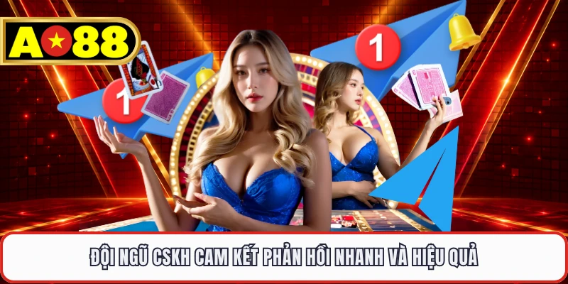 Đội ngũ CSKH cam kết phản hồi nhanh và hiệu quả