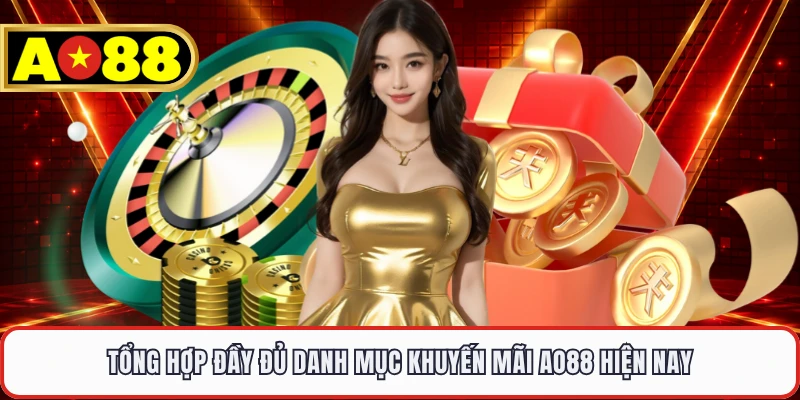 Tổng hợp đầy đủ danh mục khuyến mãi AO88 hiện nay