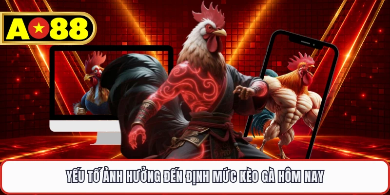 Yếu tố ảnh hưởng đến định mức kèo gà hôm nay